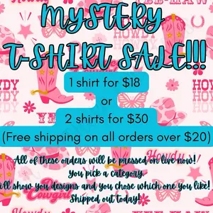 MYSTERY SHIRT LIVE SALE!!