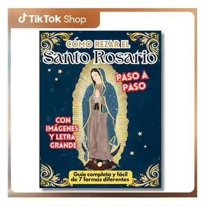 (Como rezar el Santo Rosario) How to Pray the Holy Rosary, a complete and easy step-by-step guide with images and large print: 7 different ways explained and meditated on for each day... for the deceased and more (Spanish Edition) -- Ed. Santo Quiero Ser