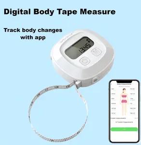 Arboleaf Digital Body Tape Measure 60in Bluetooth with App for Precise Measurements & Smart Tracking Compact Lightweight for Fitness Goals