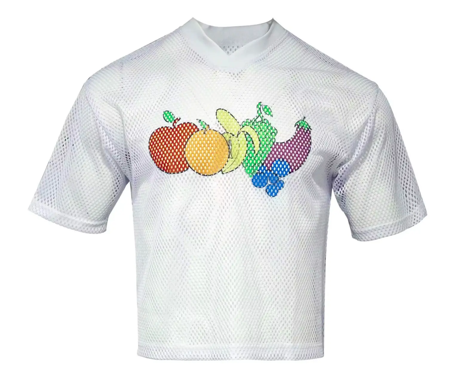 Fruity cropped mesh jersey Fruity cropped mesh jersey