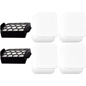 4  + Felt, 2 HEPA Filters kit Replacement for Shark Navigator Pet Pro ZU60, ZU62, Pet Plus NV251, NV255, Swivel Pro NV150, NV151 Upright Vacuum, Part 1238FT60 1239FT60
