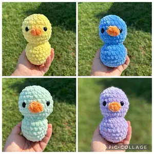 hand crochet duck