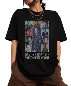 Damon Salvatore Sweatshirt,Damon Merch, Salvatore Brothers Sweatshirt,TVD Shirt, TVD Gift,Vampire Diares Shirt,Gift For Women And Man,Vampire Diares Gift,Trendy Shirt,Vintage Shirt,TVD Merch,Gift For Team Damon