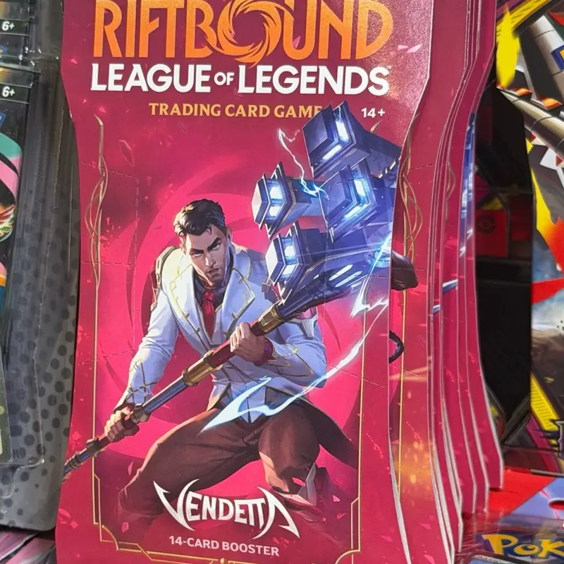 Riftbound League of Legends Vendetta Booster Pack - Sleeved, Set 4 Trading Card Game (TCG)