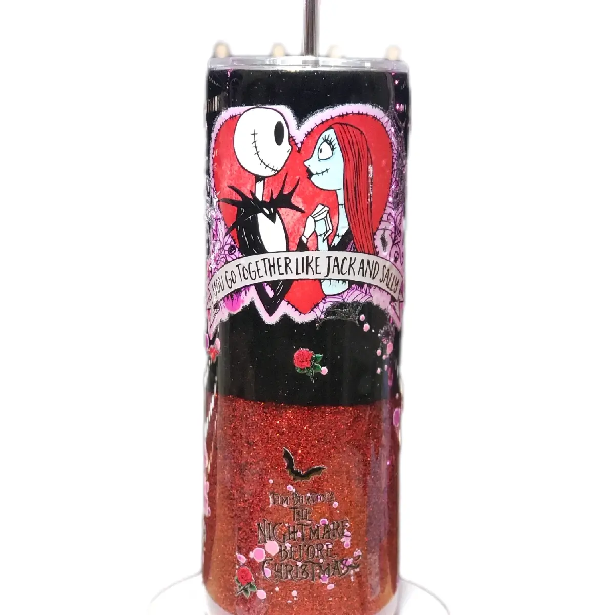 Jack N Sally Stainless Steel Tumbler - Made For Each Other - Perfect for Your Beverage