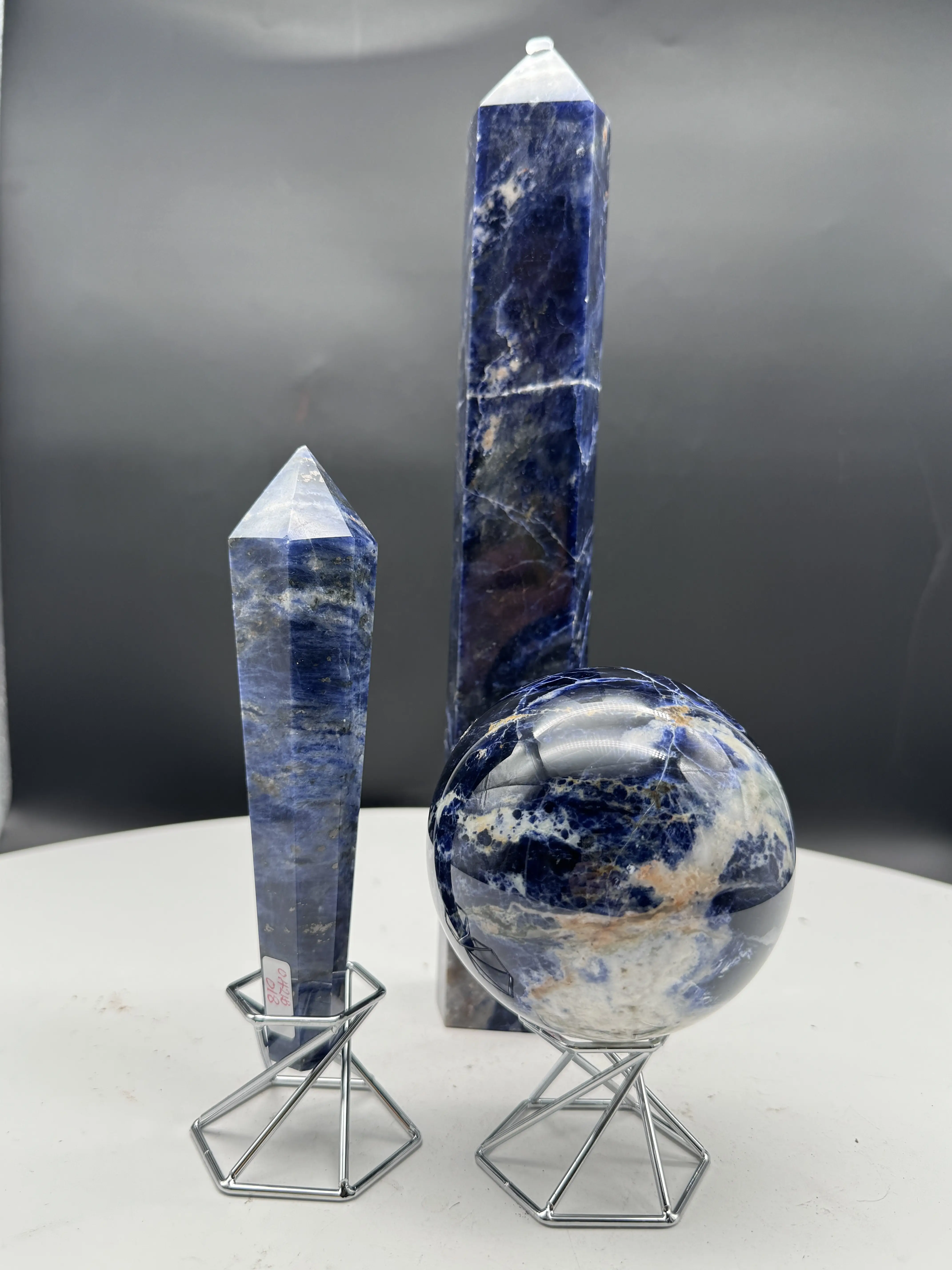 [Crescent Cast] All Sodalite products - Spheres, Palmstones, and Tower Decorations