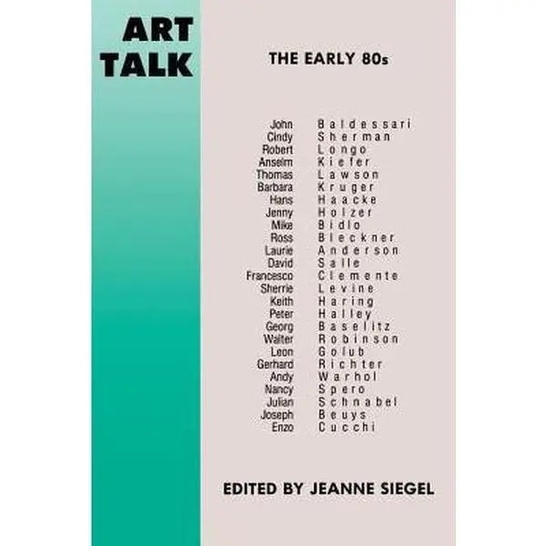 USED-Art Talk PB by Siegel, Jeanne (Paperback)