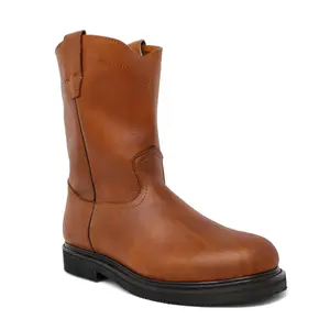 "Carolina" Men's Roper Work Boots - Honey