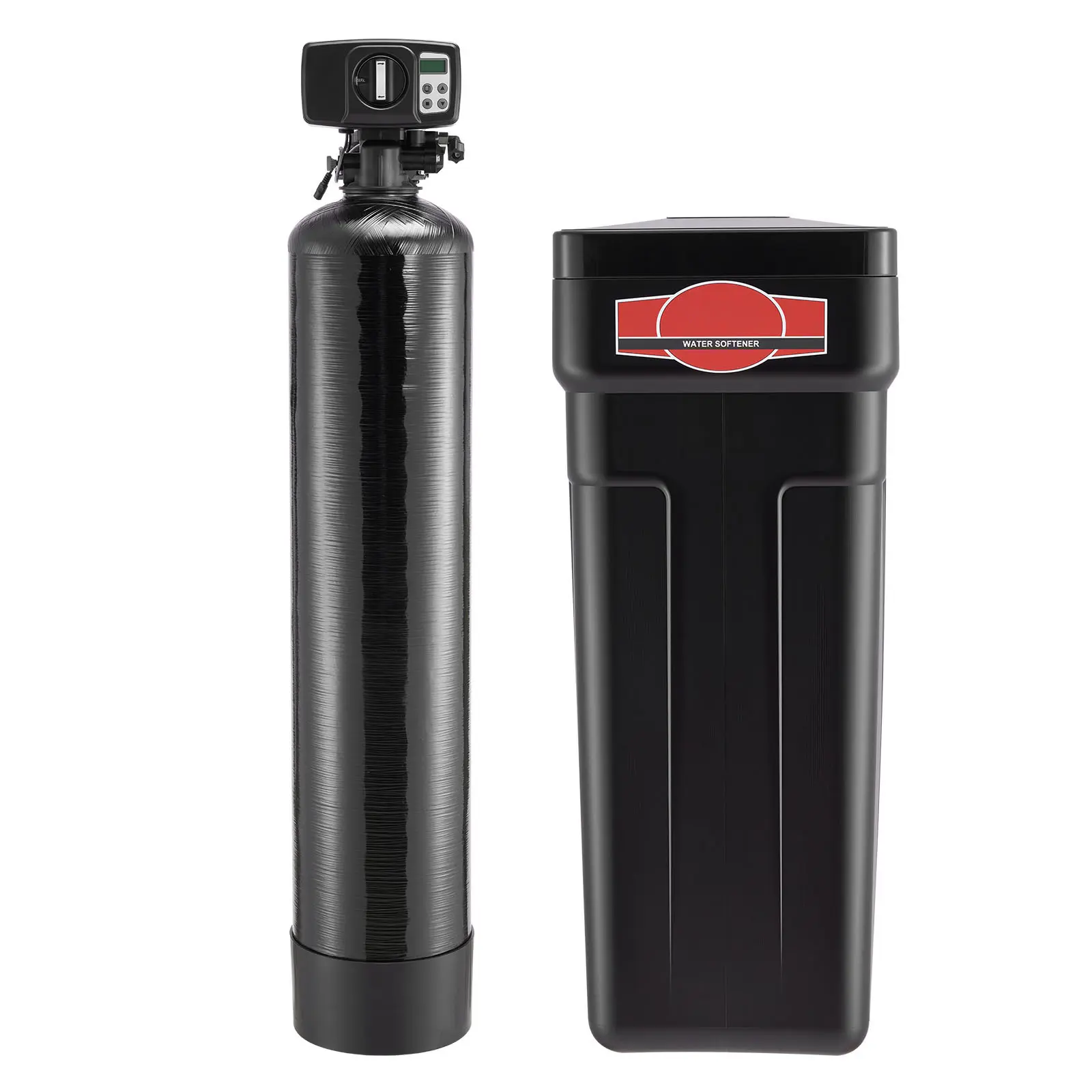 Water Softener, 32,000 Grains Whole House Water Softener System, with Automatic Digital Control Head, Bypass Valve, Reduce Hardness and Minerals, Improve Water Quality, for 1-2 Bathrooms