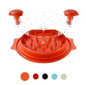 Chicken Shredder, 2025 Pro Chicken Breast Shredder Tool Twist Large, Visible Meat Shredder Machine with Widened Anti Slip Mat Fix, Suitable for Tocas, Buffalo Chicken Dip, Dishwasher Washable