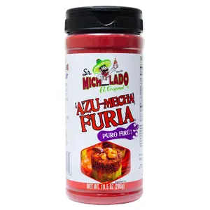 Azu-Mecha FURIA Snack Seasoning - Sr. Michelado - Bottle Snack Flavor powder Azu-Mecha FURIA Snack Seasoning - Sr. Michelado - Bottle Snack Flavor powder