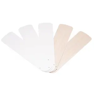 Westinghouse Lighting  5 Count 52 in. White & Bleached Oak Reversible Fan Bl
