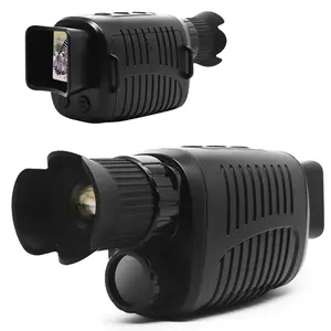 Night Vision Monocular, 7-Level Adjustable Infrared Monocular, 64GB Memory Card, IP54 Waterproof Night Vision Device for Travel & Camping