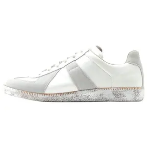 Maison Margiela Replica Painted Distressed Low-Top Fashion Sneakers for Men in White and Gray Trending Shoes, House White Official Shoes to Get / Maison Mihara Verifiable, with credentials and supporting global authentication