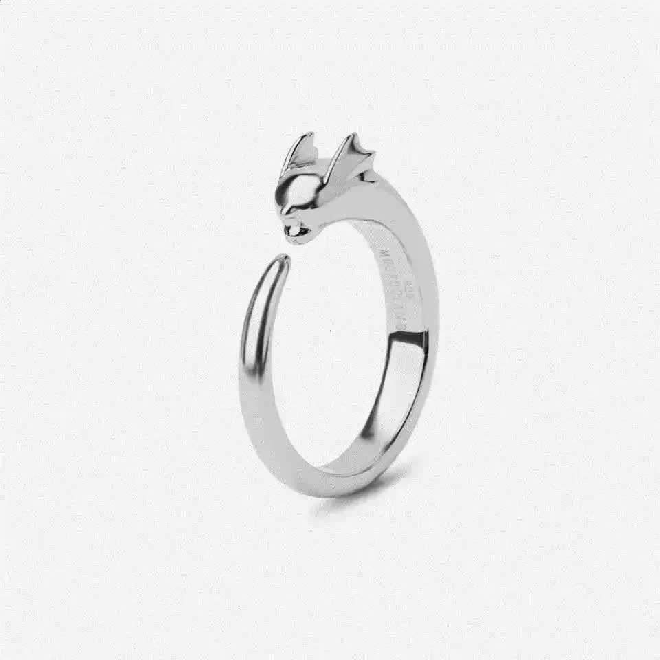 Silver Dragon Ring- Unisex