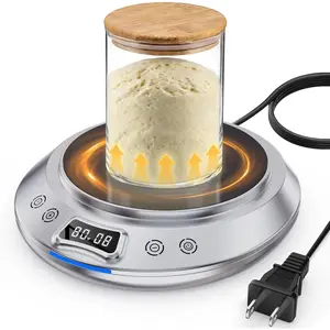 Sourdough Starter Warmer,2026 Upgrade Heating Plate, Bread Maker Machine Helper, 1?F Control (65-110?F), 24H Timer, Sourdough Tools, for  Baking ()