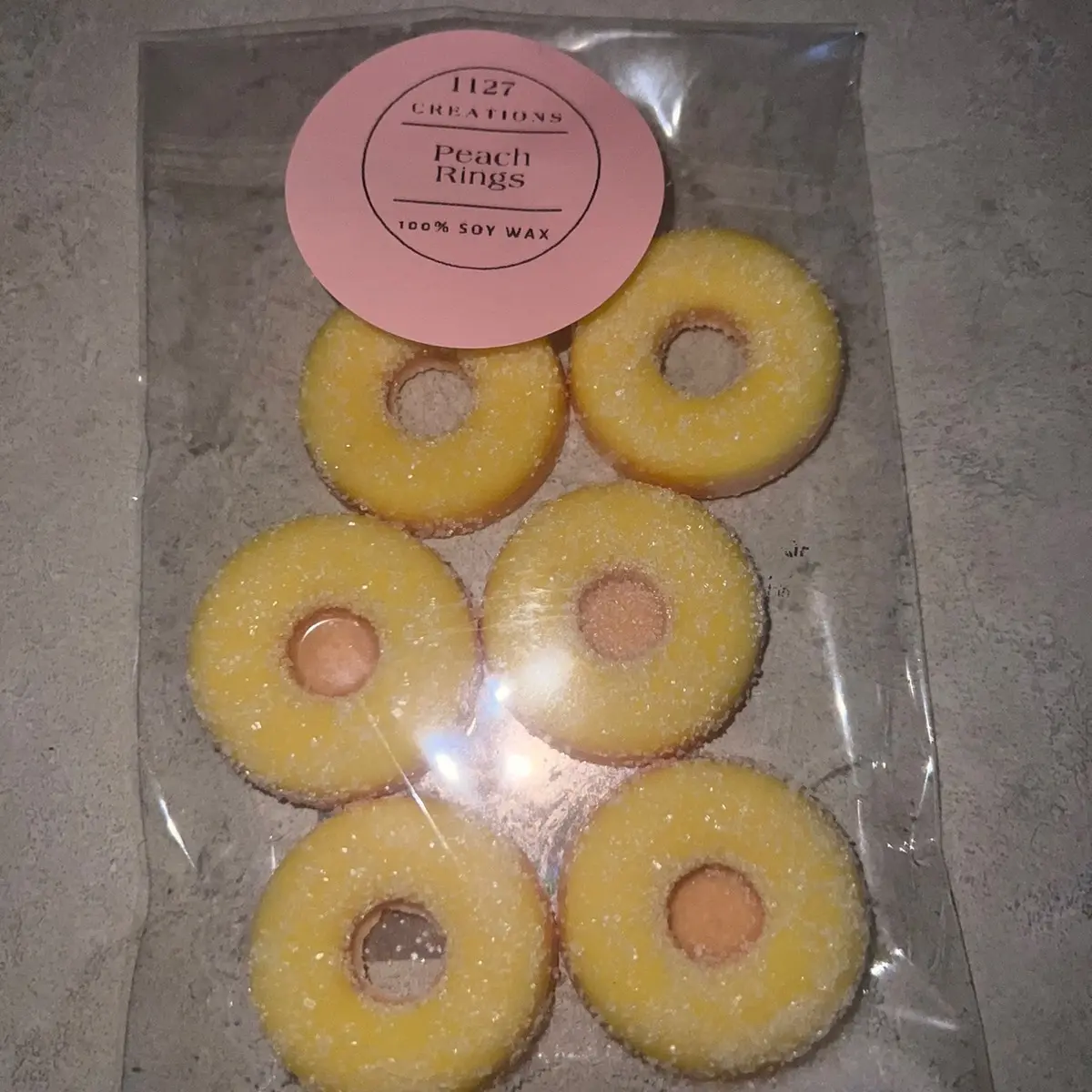 Peach ring soy wax melts