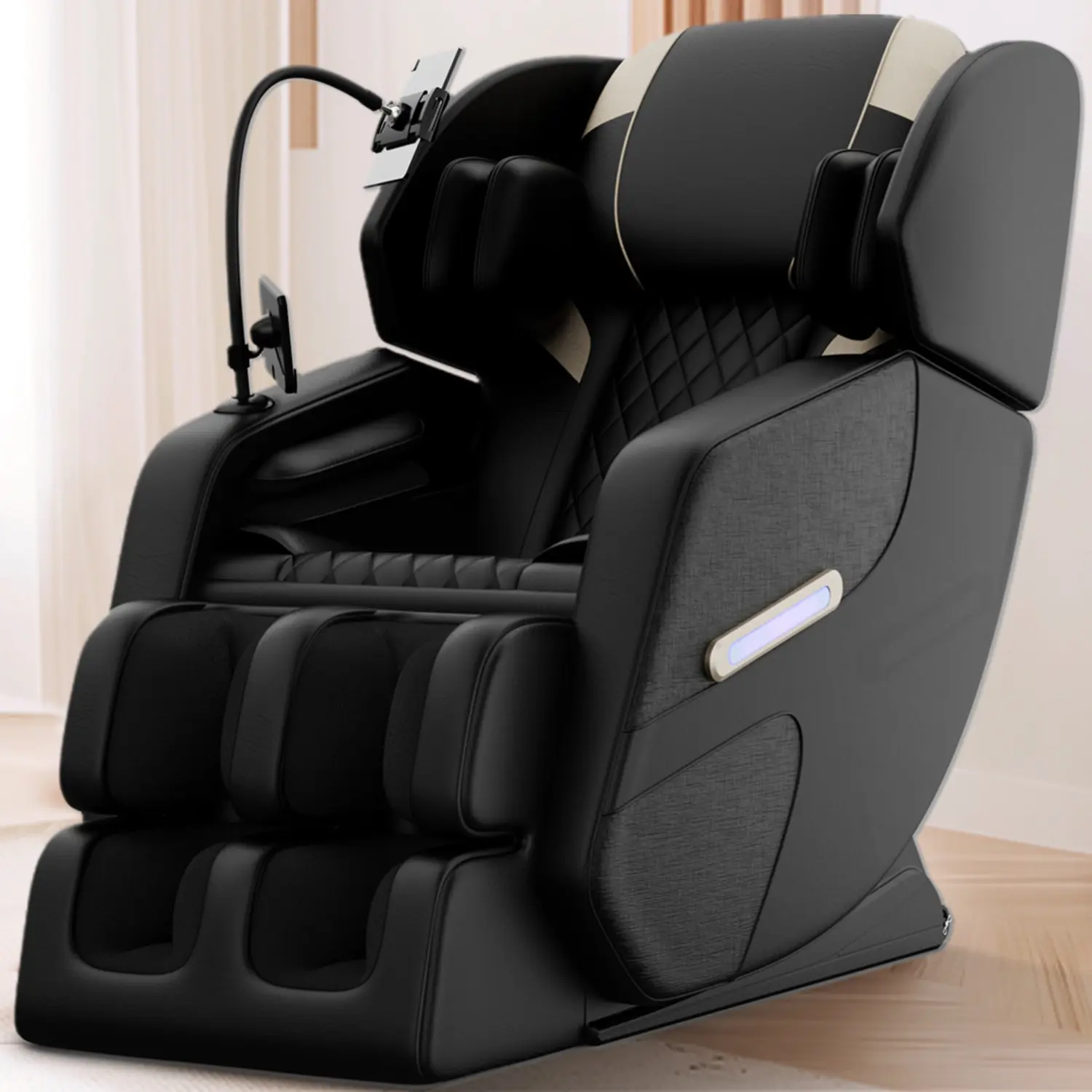 Massage Chair Full Body, Zero Gravity Massage Chair with Auto Modes, Airbag Massage, 6 Fix Point Rollers, Foot Massage, Heating, Touch Screen Controller, Home Massage Chairs