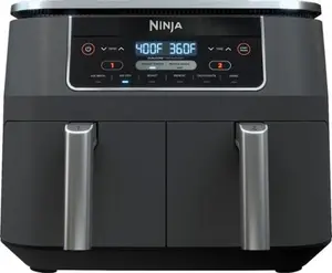 Ninja DZ201 8 qt. Foodi 4-in-1 2 Basket Air Fryer with DualZone Technology