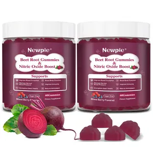 Beets Cardio Gummy- Beet Root Extract &Gluten-Free, Vegan, Non-GMO. Nature's Great Superfood 60 Gummies Mixed Berry Flavor