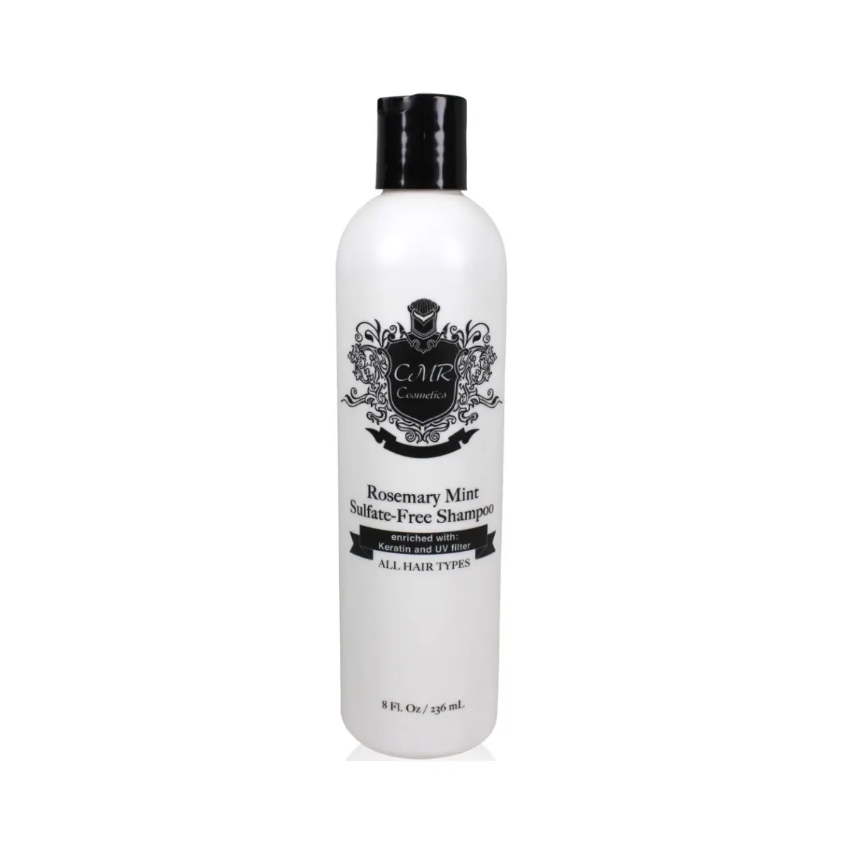 CMR COSMETICS Rosemary Mint Shampoo - Sulfate-Free, Keratin-Enriched, UV Protective, Strengthens and Soothes, CMR Cosmetics Shampoo, Resilient Hair Care, Suitable for All Hair Types