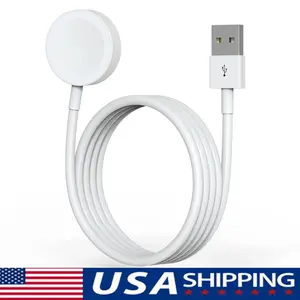 Magnetic USB Charging Cable Charger for Apple Watch iWatch Series Ultra/9/8/7/6/SE2/SE/5/4/3/2/1 38/40/42/44mm Mag-safe Inductive Fast Charge Portable 1m Length