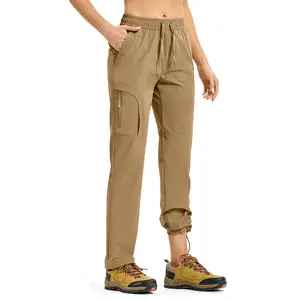 TBMPOY Women's Hiking Pants Water Resistant Lightweight Quick Dry Cargo Travel Fishing Work Camping Pant with 4 Pockets