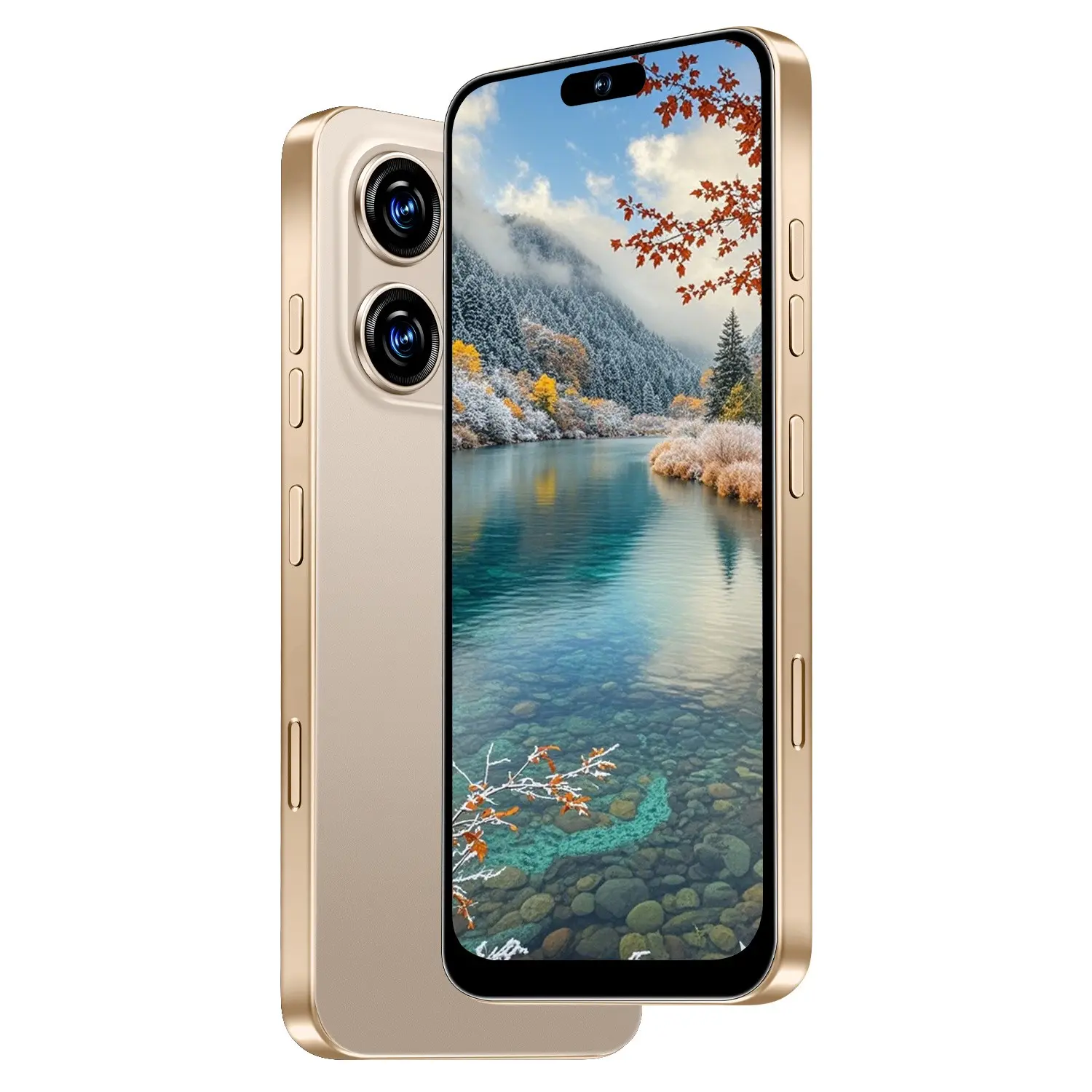Astarry 16 Pro Max High-end Appearance Smartphone 4GB+64GB ROM Android System 6.93-inch Screen 4100mAh Battery Octa-core Processor Fingerprint Unlock Suitable for Home Office Entertainment and Students Dual SIM Dual Standby Face Unlock