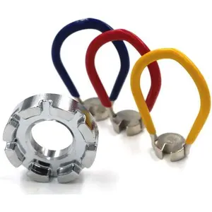 4Pack Spoke Wrench Bicycle Tool Kit 6 in 1 Bike Wheel Spokes Rim