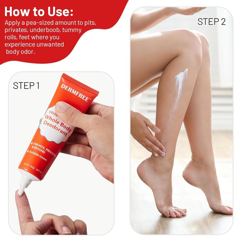 Whole Body Deodorant for Women,All Over Whole Body Deodorant Cream for Women,Native Travel Size Deodorant Suitable for Secret & Everywhere