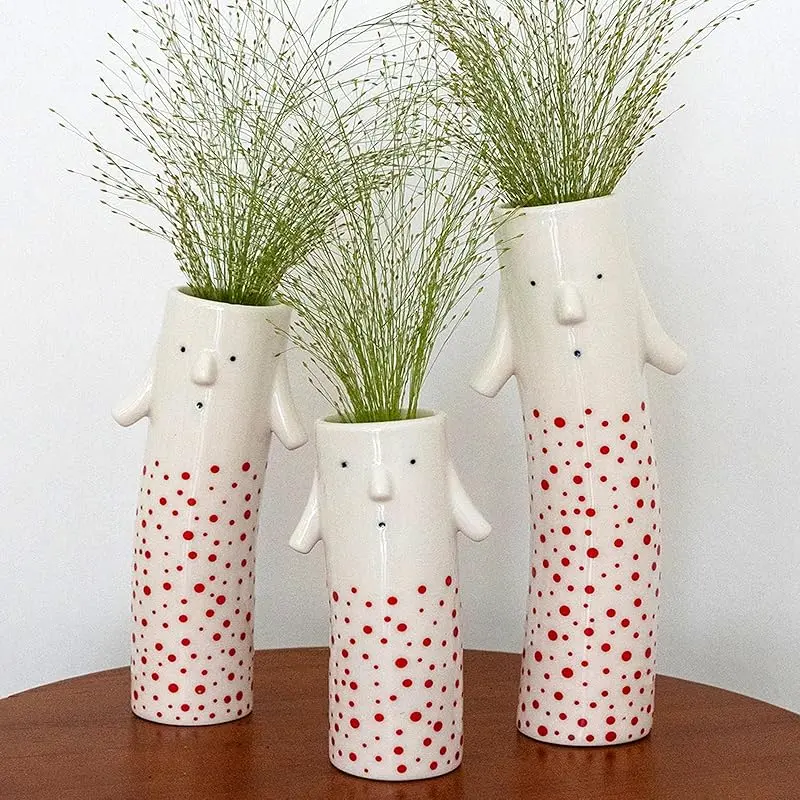 Family Vase Red-3pcs