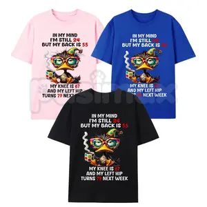 [ Sale Up To 40%] In My Mind I'm 24, My Back Is 55" Funny T-Shirt – Relatable Aging Humor Graphic Tee