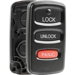 Key Fob Keyless Entry Remote Shell Case & Pad fits Mitsubishi 2002-2006 Eclipse / 2004-2006 Endeavor / 1998-2006 Montero / 1999-2004 Montero Sport / 2003-2006 Outlander