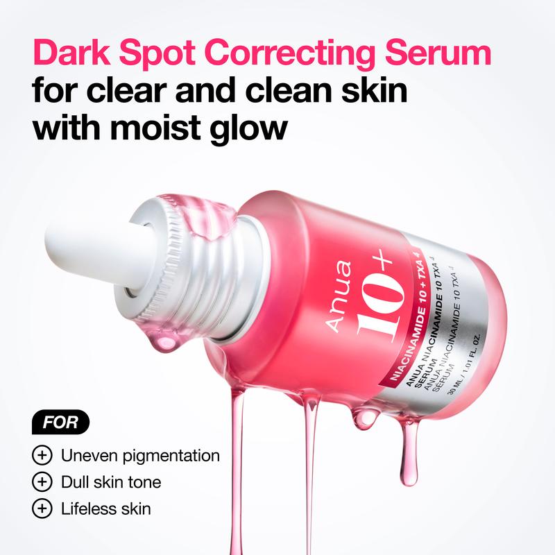 [Anua Official] Dark Spot Correcting Serum : 10% Niacinamide+ 4% Tranexamic Acid 1.01 fl.oz. (30ml) ｜ Niacinamide Serum, PM Skincare product, Hyperpigmentation, Brightening