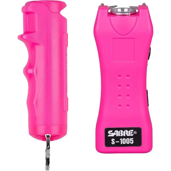 SABRE Compact Rechargeable Standard Torch, Pink Home Improvement Portable Lighting Device