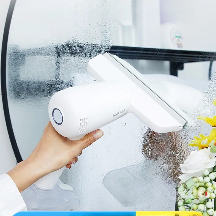 Cordless Electric Window Cleaning Robot - Compact, Remote Control-Operated, 25x20cm Lightweight Home Use Cleaner for Thorough Clean, Easy Storage & Versatile Cleaning Capabilities, Efficient Cleaning