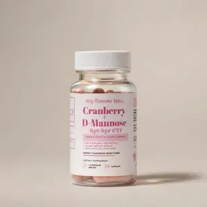 CRANBERRY + D MANNOSE SUPPLEMENT - All in 1 Overall Women's Health Support - UTI Prevention, Odor Support, Prebiotics & Probiotics, & Detoxification - Natural Ingredients & Gentle on the Stomach