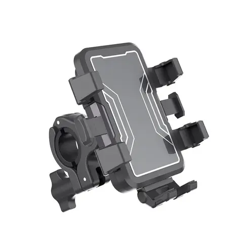 Motorcycle Phone Holder, Shockproof Bike Phone Mount, Universal Phone Holder for Electric Scooter, Mountain Bike, Motorcycle, Suitable for Smartphones