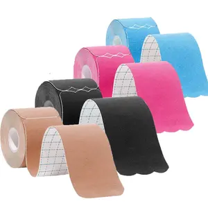 4 Pcs Kinesiology Tape Pro Athletic Sports Waterproof Breathable Latex Free Tape for Ankle Wrists Knees Elastic Running Tennis Swimming Football Sports Activities Tapes