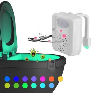 CLEAN BOWL UV Sanitizing Light - Germ - Free Toilets with LED Motion Sensor