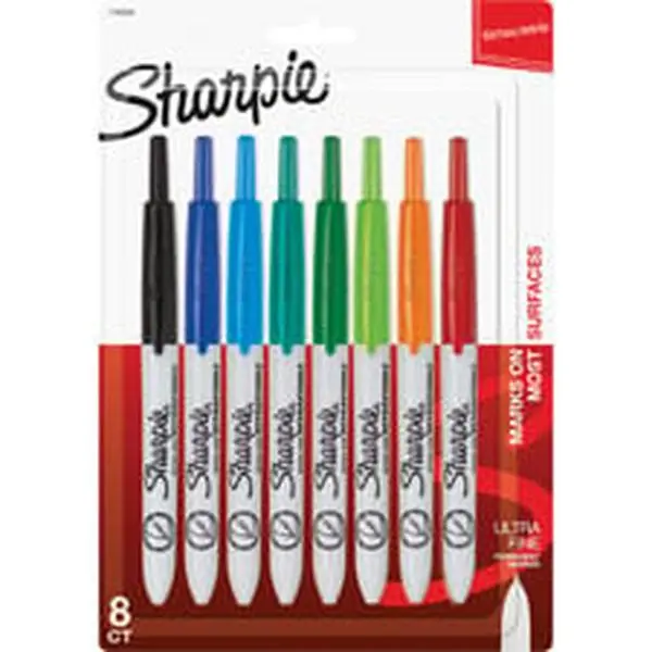 Sanford Brands Sharpie Retractable Permanent Marker, Assorted