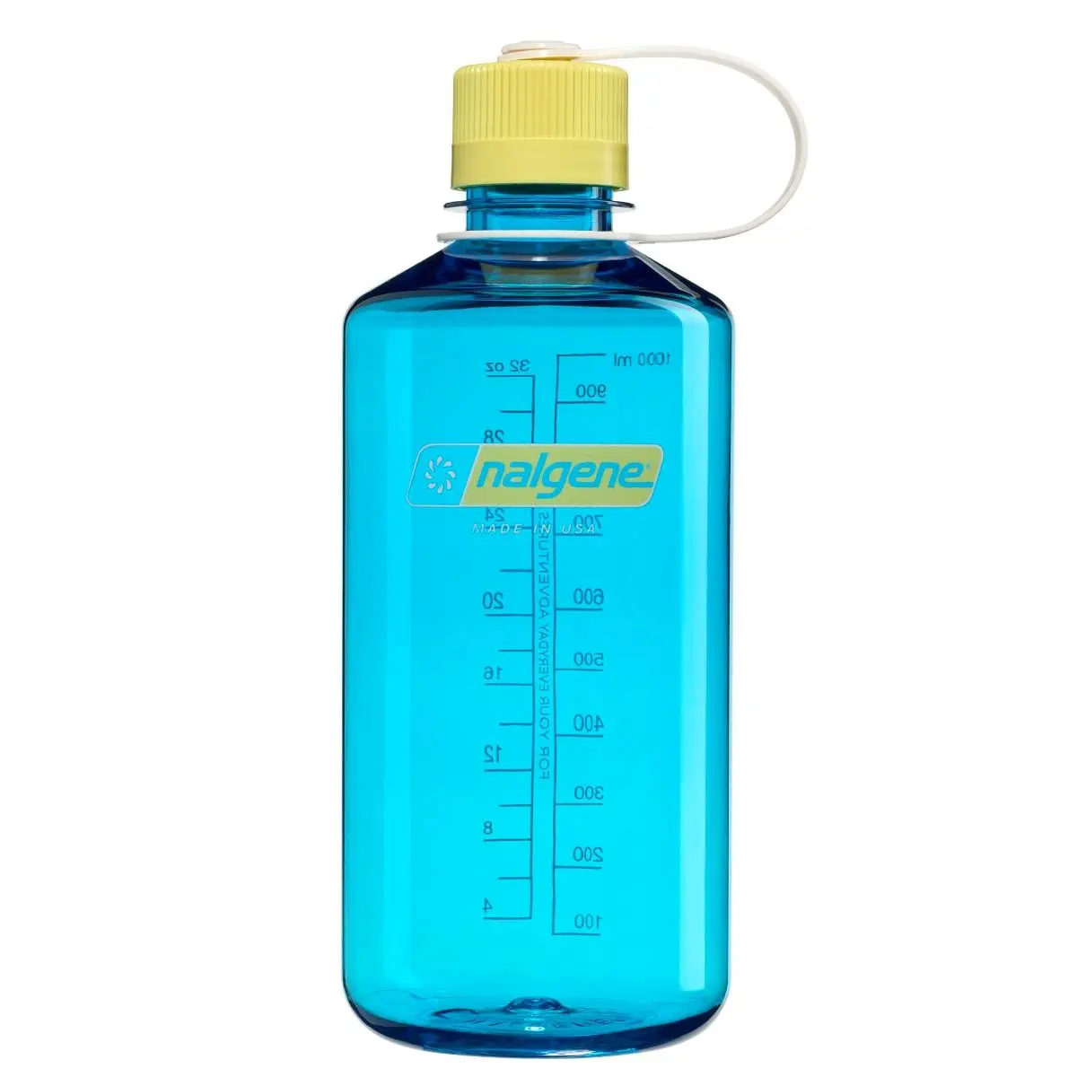 Nalgene 342924 32 oz Narrow Mouth Sustain Water Bottle - Blue Atoll