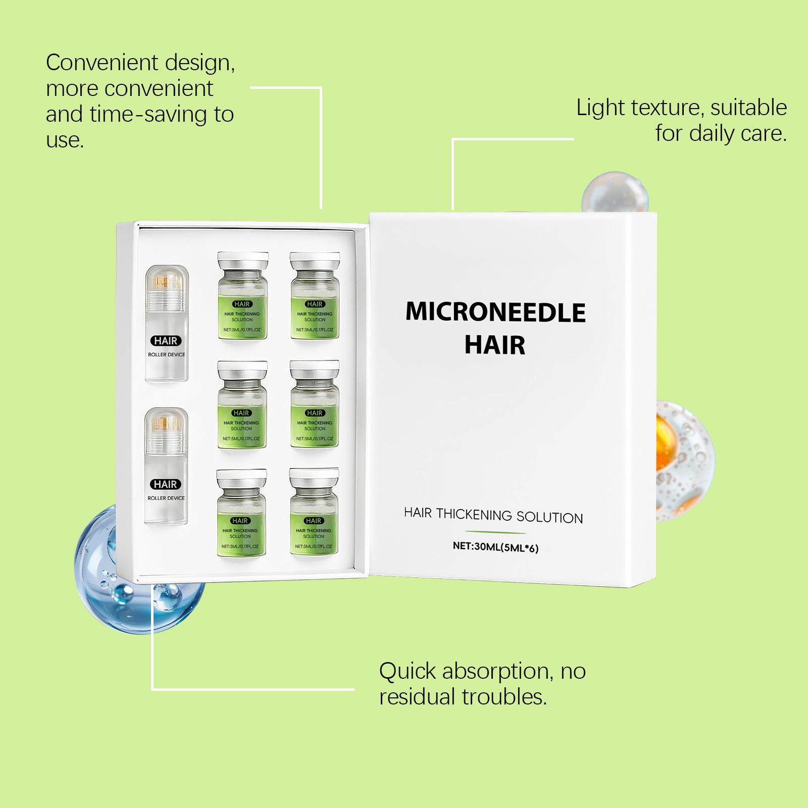 Hair Roller Essence Liquid, Daily Scalp Care, Hair Root Revival, Suitable for All Hair Types, Increases Shine, Promotes Dense Growth