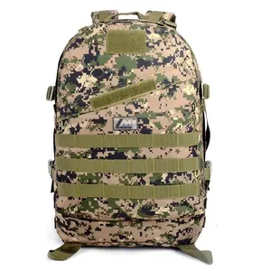 Mack Schmidt 40L Outdoor Adventure Backpack – Waterproof Multi Pocket Travel Bag for Hiking, Camping & Everyday Carry (Jungle Digital)