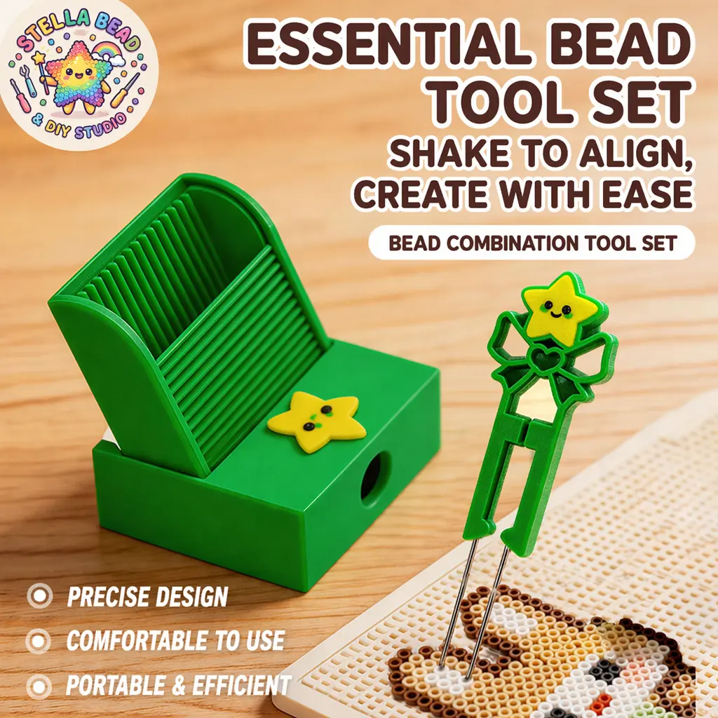 Full Set 2.6mm Mini Fuse Bead Accessories Kit, Includes Bead Tweezers, Bead Pen, Bead Shovel, DIY Handcraft Auxiliary Supplies for Perler Iron Beads