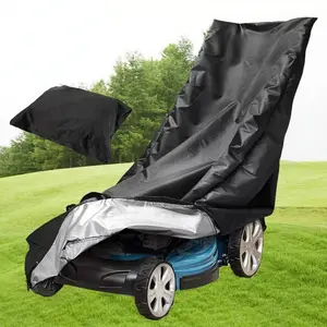 HOMEYA Push Lawn Mower Cover - Walk Behind Lawn Mower Covers Waterproof, Outdoor Push Mower Cover Universal with Storage Bag for Greenworks, EGO, Craftsman, Husqvarna, Honda and More