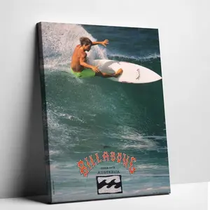 Vintage Surf Wall Art Poster Retro Beach Canvas Print 1990s Style Coastal Room Decor Surf Aesthetic Wall Decor for Living Room Bedroom Dorm Office Trendy Summer Home Decoration Ocean Vibe Art Print