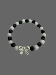 Black & White Bow Tie Bracelet
