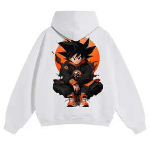 Dragon Ball DBZ Viral Anime Graphic Hoodie! Unisex 90s Retro Pullover - Funny Cartoon Streetwear Hoodies - Cozy Fleece Gift For Him Casual Cotton