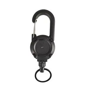 Durable Abs Material Keychain, Anti-Loss Design for Commuting, Quick Release Feature for Outdoor Adventures, Single Piece Steel Cable Extender